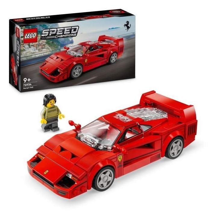 LEGO Speed Champions 76934 Supercar Ferrari F40 - Véhicule Jouet pour Garçons et Filles LEGO Speed Champions 76934 Supercar Ferrari F40 - Véhicule Jouet pour Garçons et Filles