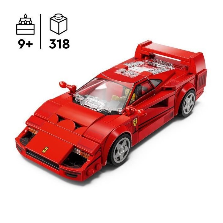 LEGO Speed Champions 76934 Supercar Ferrari F40 - Véhicule Jouet pour Garçons et Filles LEGO Speed Champions 76934 Supercar Ferrari F40 - Véhicule Jouet pour Garçons et Filles