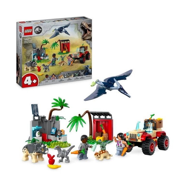 LEGO 76963 Jurassic World Le Centre de Sauvetage des Bébés Dinosaure LEGO 76963 Jurassic World Le Centre de Sauvetage des Bébés Dinosaure
