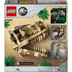 LEGO 76964 Jurassic World Les Fossiles de Dinosaures : Le Crâne du T.