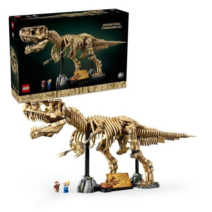 LEGO Jurassic World 76968 Exclu Cdiscount Les Fossiles de Dinosaures : le Tyrannosaurus Rex - Pour Adulte LEGO Jurassic World 76968 Exclu Cdiscount Les Fossiles de Dinosaures : le Tyrannosaurus Rex - Pour Adulte