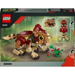 LEGO Jurassic World 76970 Dolores, le Bébé Aquilops - Jeu de Constru