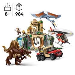 LEGO Jurassic World 76976 Mission Aérienne avec le Spinosaure et le Q