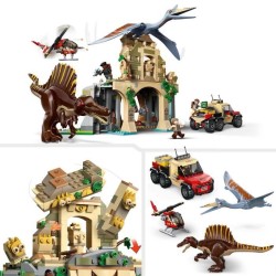 LEGO Jurassic World 76976 Mission Aérienne avec le Spinosaure et le Q