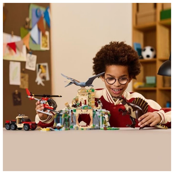 LEGO Jurassic World 76976 Mission Aérienne avec le Spinosaure et le Quetzalcoatlus - Jeu LEGO Jurassic World 76976 Mission Aérienne avec le Spinosaure et le Quetzalcoatlus - Jeu