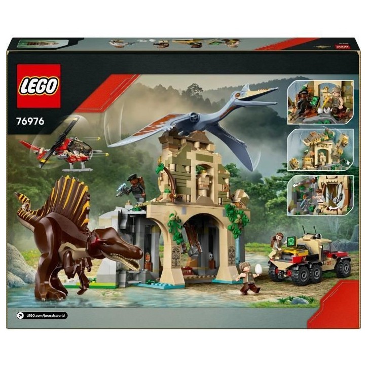 LEGO Jurassic World 76976 Mission Aérienne avec le Spinosaure et le Quetzalcoatlus - Jeu LEGO Jurassic World 76976 Mission Aérienne avec le Spinosaure et le Quetzalcoatlus - Jeu