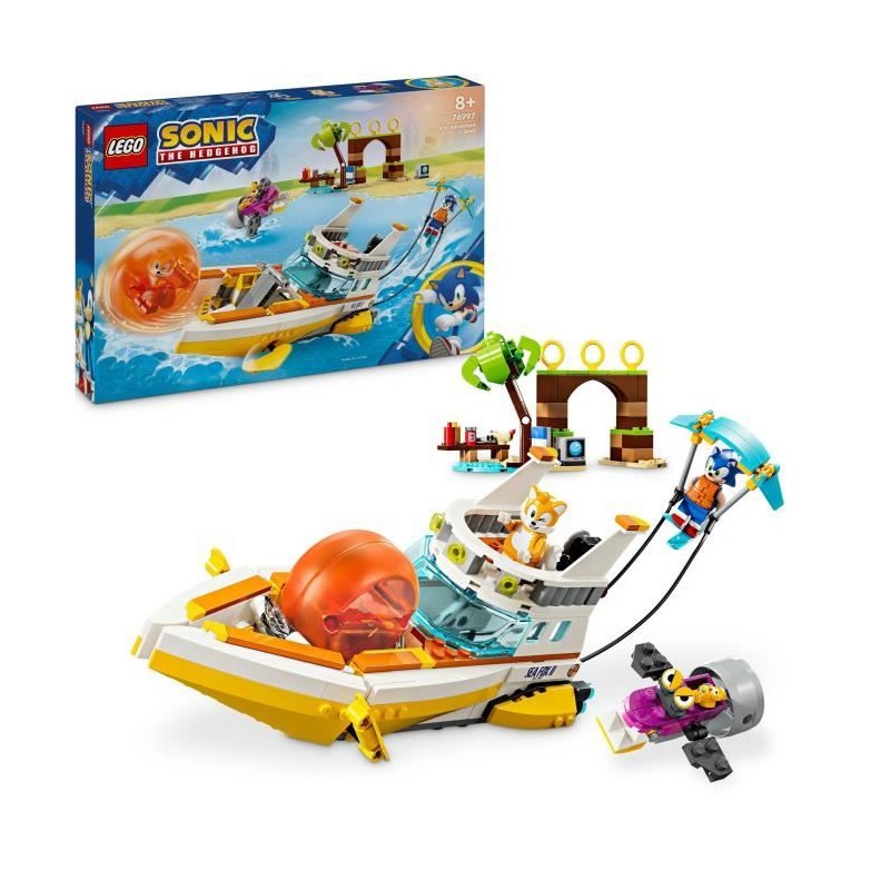 LEGO Sonic the Hedgehog 76997 Le bateau d'aventures de Tails, Jouet in LEGO Sonic the Hedgehog 76997 Le bateau d'aventures de Tails, Jouet in