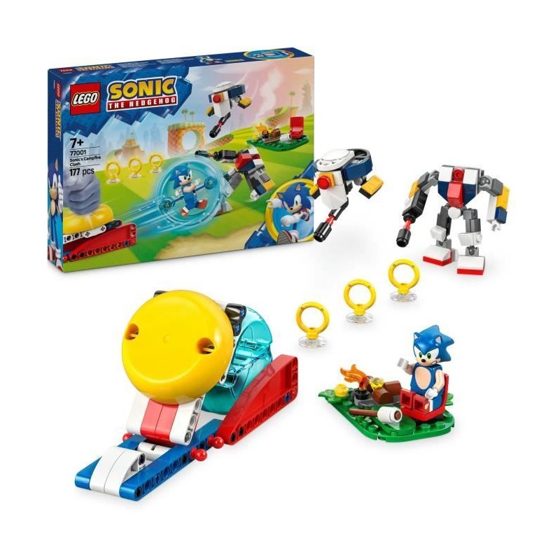 LEGO Sonic the Hedgehog 77001 Conflit au feu de camp de Sonic Jouet po LEGO Sonic the Hedgehog 77001 Conflit au feu de camp de Sonic Jouet po