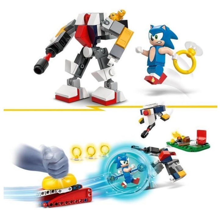 LEGO Sonic the Hedgehog 77001 Conflit au feu de camp de Sonic Jouet pour enfants des 7 ans