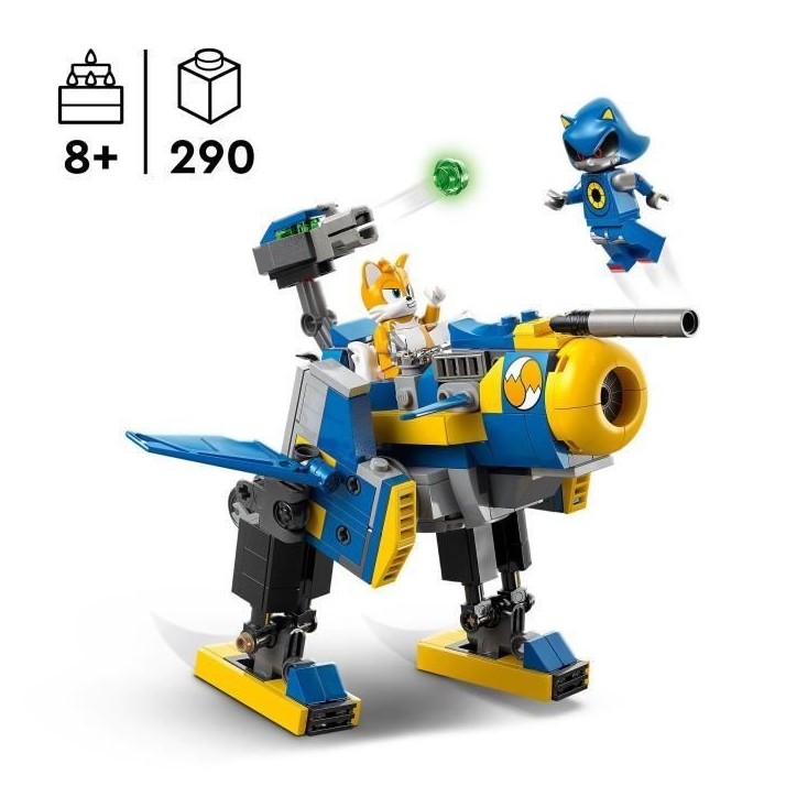 LEGO Sonic the Hedgehog 77002 Cyclone contre Metal Sonic - Jouet pour garçon des 8 ans