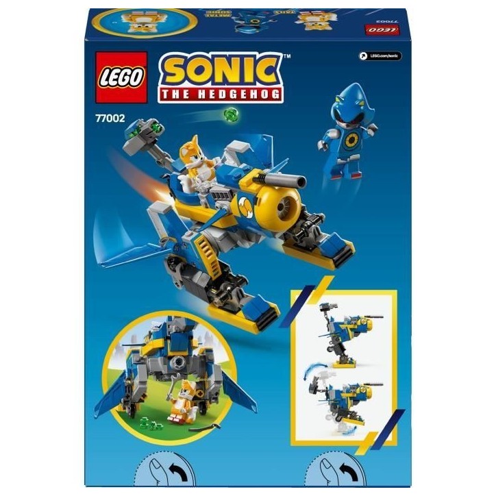 LEGO Sonic the Hedgehog 77002 Cyclone contre Metal Sonic - Jouet pour garçon des 8 ans