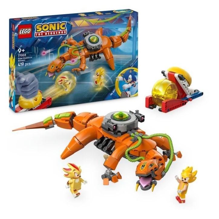 LEGO Sonic the Hedgehog 77003 Super Shadow contre Biolizard Cadeau pour gamers des 9 ans LEGO Sonic the Hedgehog 77003 Super Shadow contre Biolizard Cadeau pour gamers des 9 ans