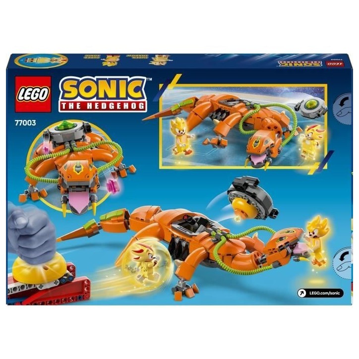LEGO Sonic the Hedgehog 77003 Super Shadow contre Biolizard Cadeau pour gamers des 9 ans LEGO Sonic the Hedgehog 77003 Super Shadow contre Biolizard Cadeau pour gamers des 9 ans