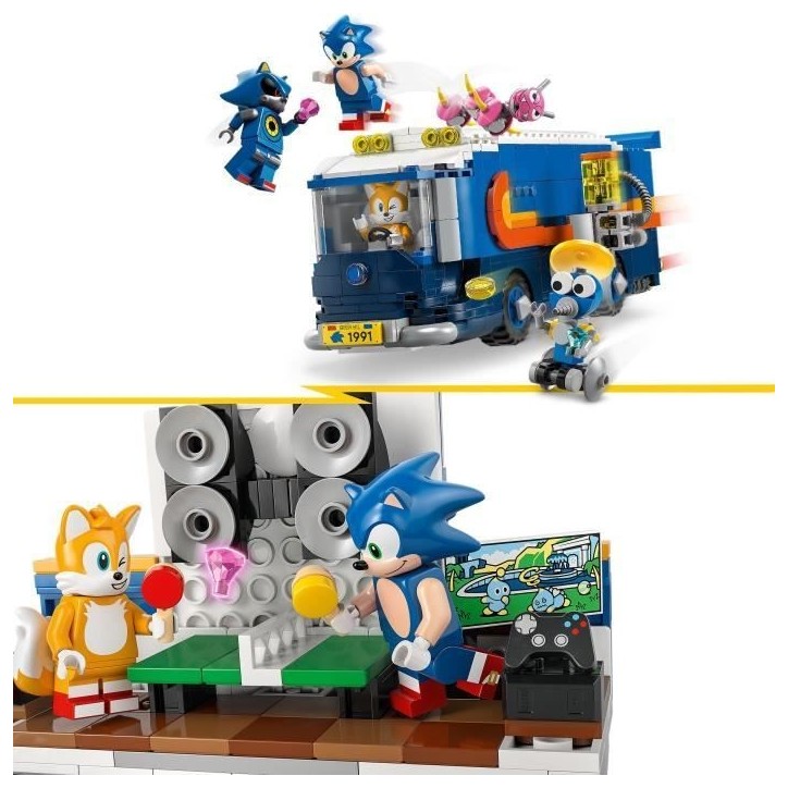 LEGO Sonic the Hedgehog 77006 Le Camion de Contrôle de l'Équipe Sonic - Jouet des 8 ans LEGO Sonic the Hedgehog 77006 Le Camion de Contrôle de l'Équipe Sonic - Jouet des 8 ans
