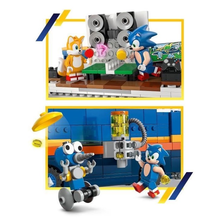 LEGO Sonic the Hedgehog 77006 Le Camion de Contrôle de l'Équipe Sonic - Jouet des 8 ans LEGO Sonic the Hedgehog 77006 Le Camion de Contrôle de l'Équipe Sonic - Jouet des 8 ans