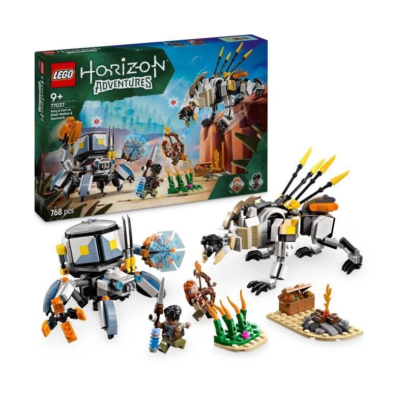 LEGO Horizon Adventures 77037 Aloy et Varl contre Testudien et Dents d LEGO Horizon Adventures 77037 Aloy et Varl contre Testudien et Dents d