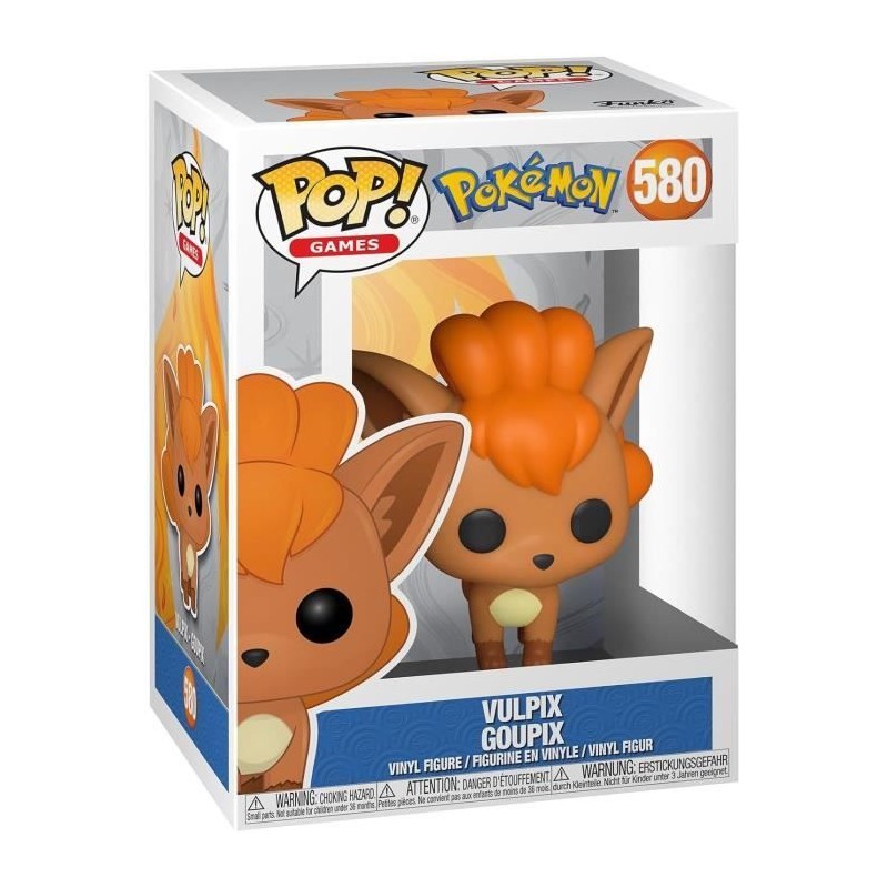 Figurine Funko Pop! Games : Pokémon – Goupix 580 Figurine Funko Pop! Games : Pokémon – Goupix 580