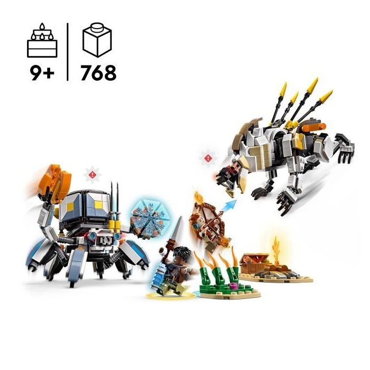 LEGO Horizon Adventures 77037 Aloy et Varl contre Testudien et Dents de scie - Jeu 9 ans LEGO Horizon Adventures 77037 Aloy et Varl contre Testudien et Dents de scie - Jeu 9 ans