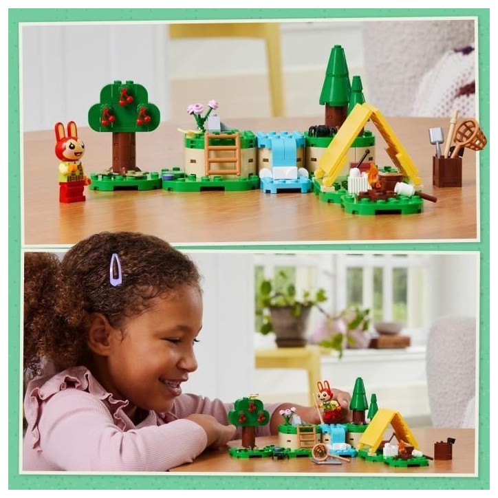 LEGO Animal Crossing 77047 Activités de Plein Air de Clara, Jouet de Construction Créatif