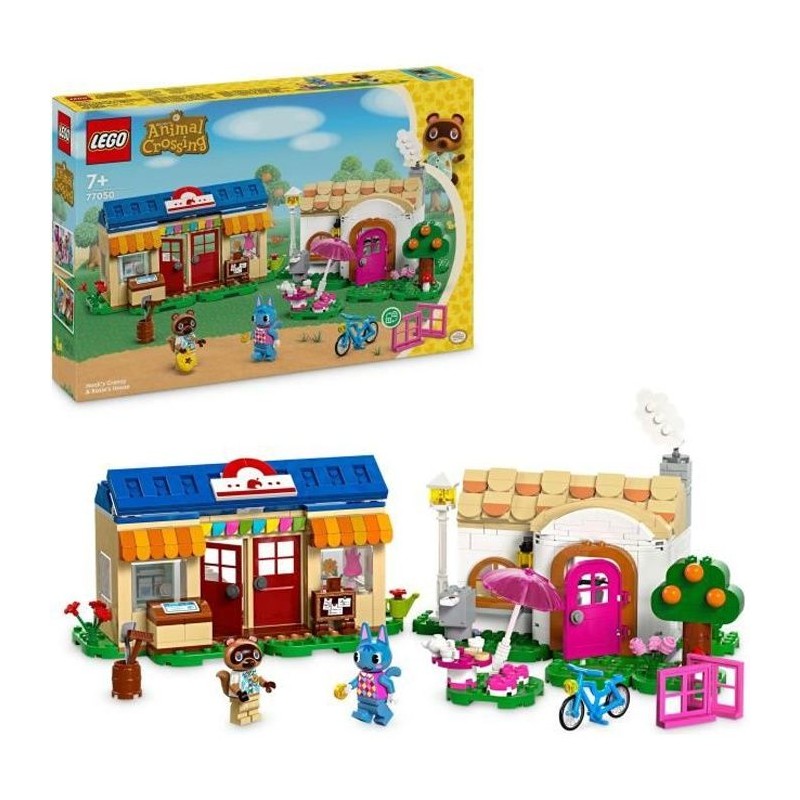 LEGO Animal Crossing 77050 Boutique Nook et Maison de Rosie, Set de Co LEGO Animal Crossing 77050 Boutique Nook et Maison de Rosie, Set de Co