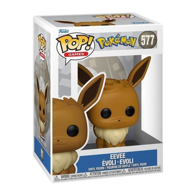 Figurine - FUNKO POP - Games Pokémon - Évoli - 577 Figurine - FUNKO POP - Games Pokémon - Évoli - 577