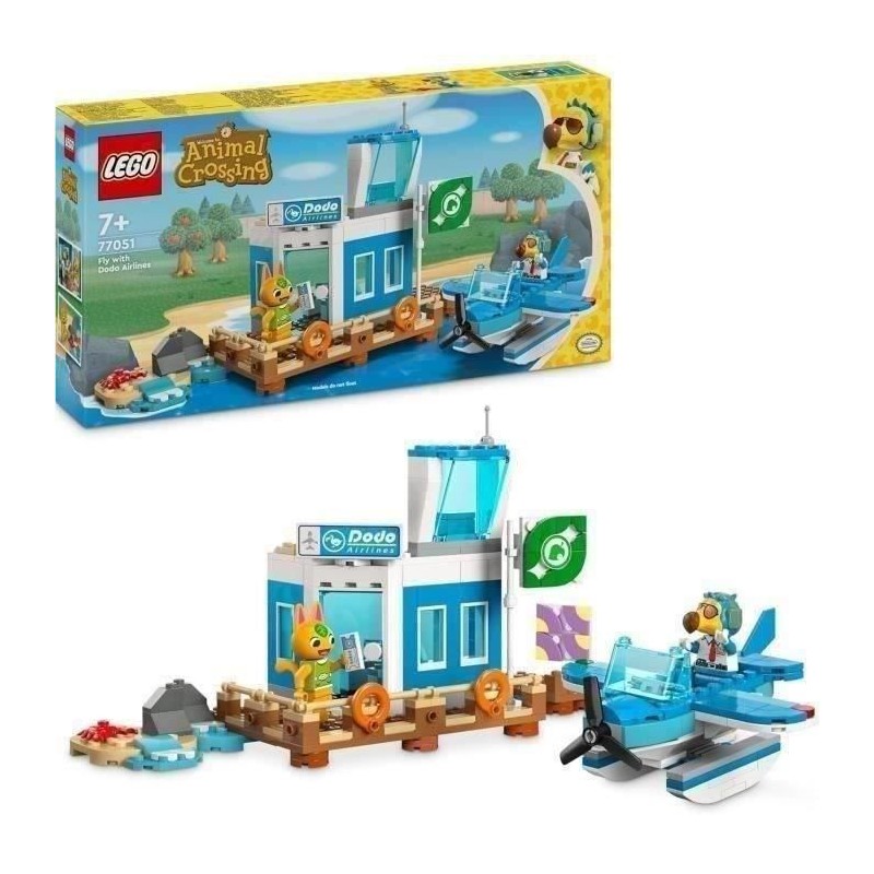 LEGO Animal Crossing 77051 Voyage Aérien avec Dodo Airlines - Set ave LEGO Animal Crossing 77051 Voyage Aérien avec Dodo Airlines - Set ave