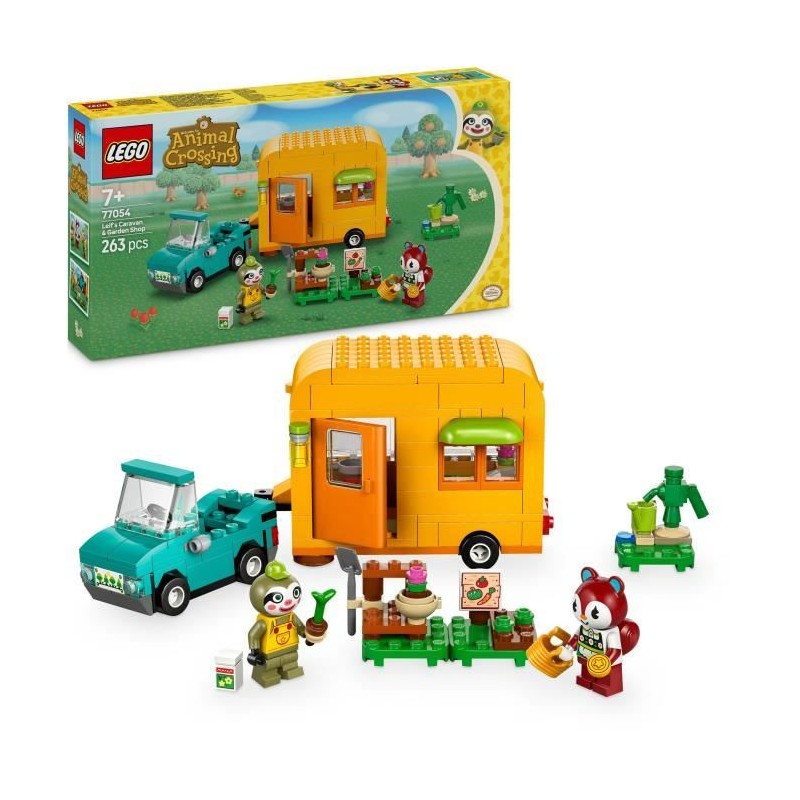 LEGO Animal Crossing 77054 Caravane et stand de jardinage de Racine - LEGO Animal Crossing 77054 Caravane et stand de jardinage de Racine -