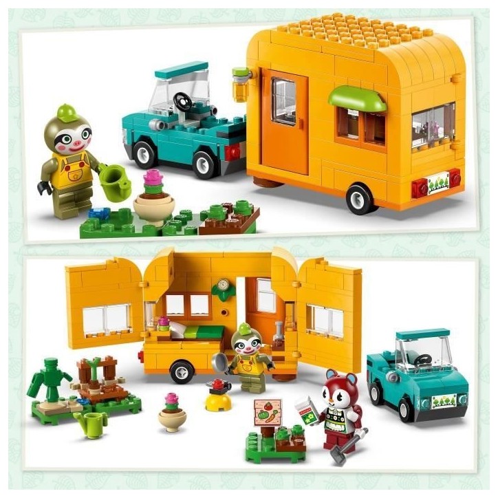LEGO Animal Crossing 77054 Caravane et stand de jardinage de Racine - Jouet voiture LEGO Animal Crossing 77054 Caravane et stand de jardinage de Racine - Jouet voiture