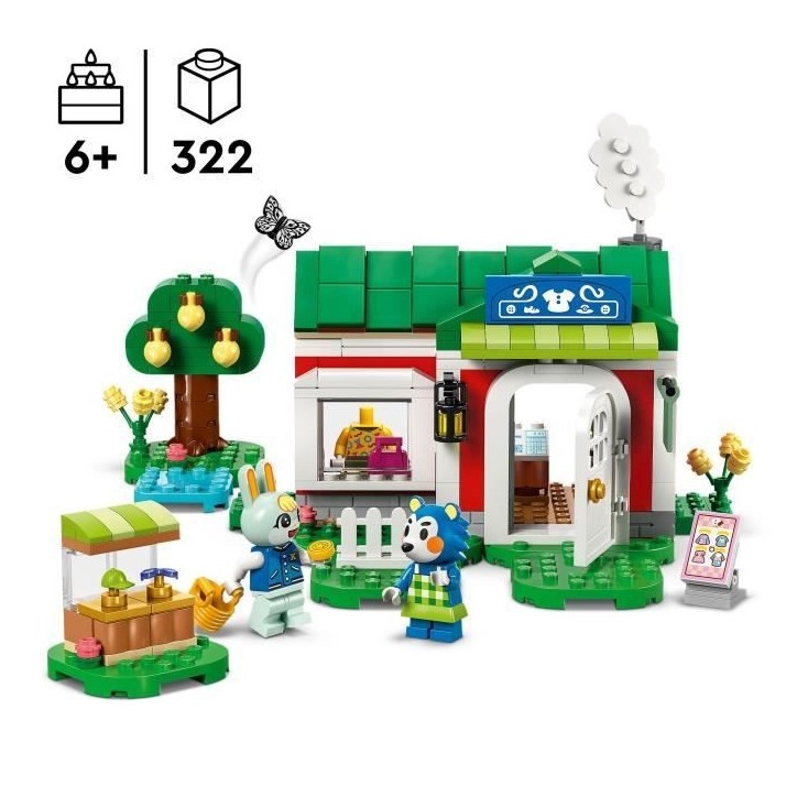 LEGO Animal Crossing 77055 Boutique de vetements des soeurs Doigts de Fée - Jouet des 6 ans LEGO Animal Crossing 77055 Boutique de vetements des soeurs Doigts de Fée - Jouet des 6 ans
