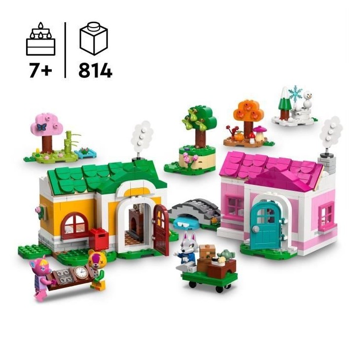 LEGO Animal Crossing 77057 Les Maisons Créatives : au Gré des Saisons - Jouet des 7 ans