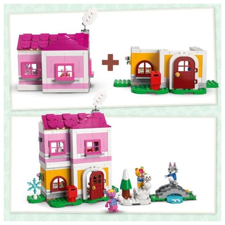 LEGO Animal Crossing 77057 Les Maisons Créatives : au Gré des Saisons - Jouet des 7 ans