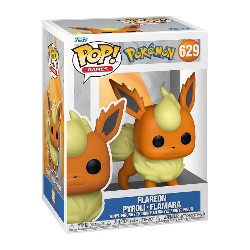 Figurine - FUNKO POP - Games Pokémon - Pyroli - 629 Figurine - FUNKO POP - Games Pokémon - Pyroli - 629