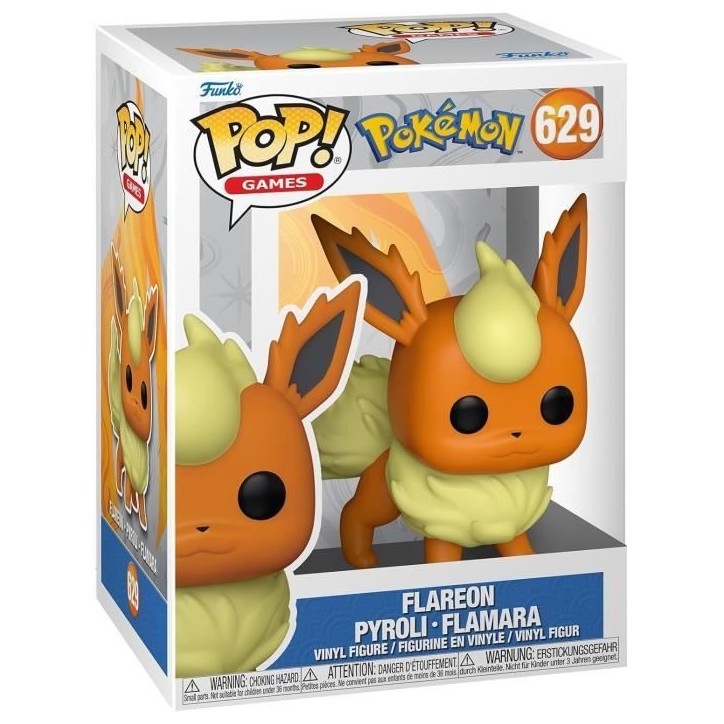 Figurine - FUNKO POP - Games Pokémon - Pyroli - 629 Figurine - FUNKO POP - Games Pokémon - Pyroli - 629