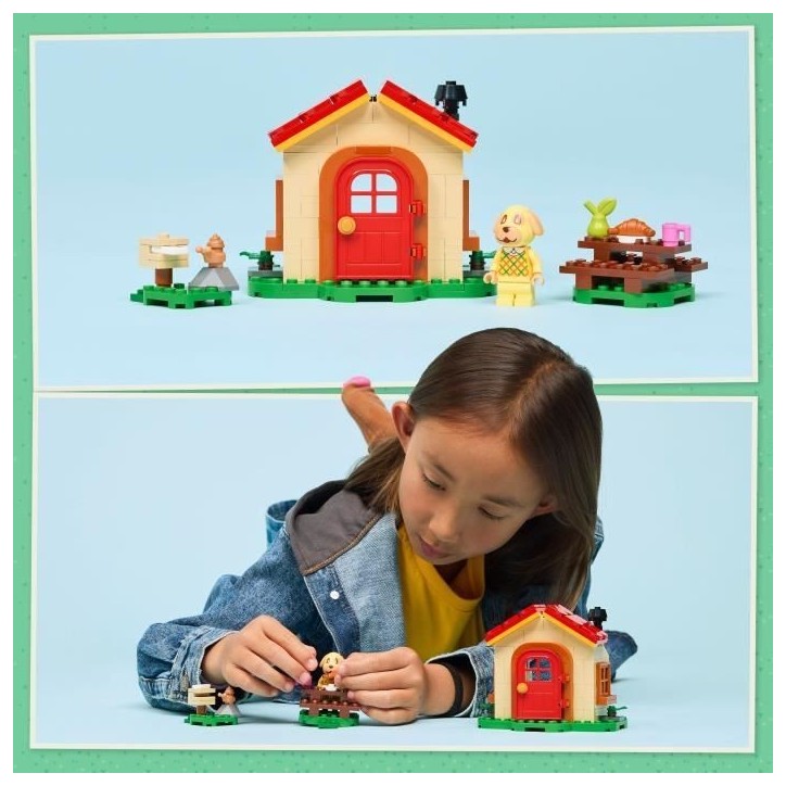 LEGO Animal Crossing 77058 La Maison Douillette de Mirza - Jouet des 6 ans