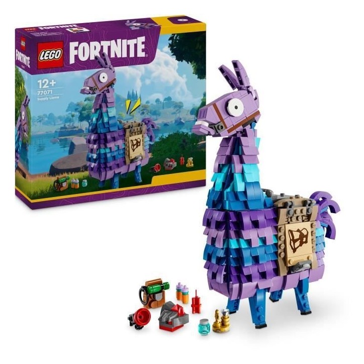 LEGO Fortnite 77071 Lama de ravitaillement - Figurine inspirée du jeu vidéo pour ados