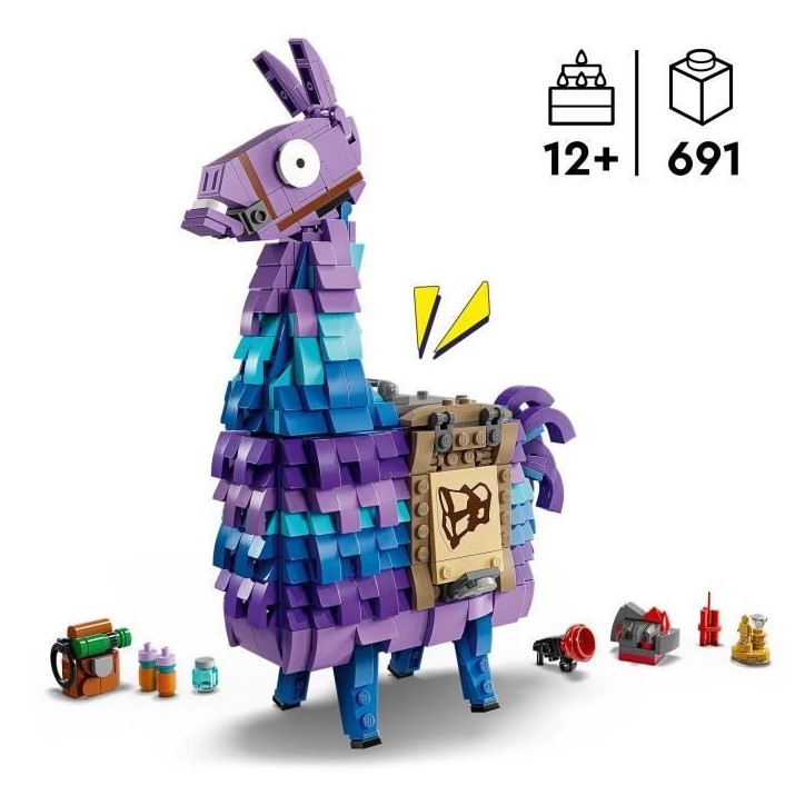 LEGO Fortnite 77071 Lama de ravitaillement - Figurine inspirée du jeu vidéo pour ados
