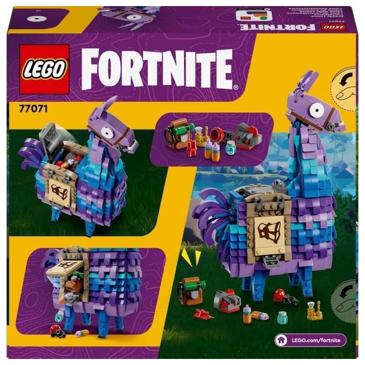 LEGO Fortnite 77071 Lama de ravitaillement - Figurine inspirée du jeu vidéo pour ados