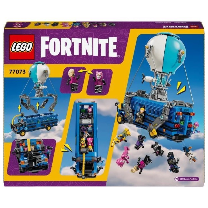 LEGO Fortnite 77073 Bus de combat - Jeu de construction collector inspiré du jeu vidéo LEGO Fortnite 77073 Bus de combat - Jeu de construction collector inspiré du jeu vidéo
