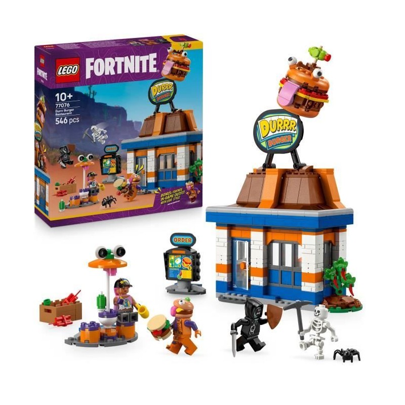LEGO Fortnite 77076 Le Restaurant Durrr Burger - Jeu de Construction p LEGO Fortnite 77076 Le Restaurant Durrr Burger - Jeu de Construction p