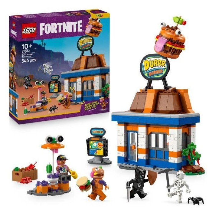 LEGO Fortnite 77076 Le Restaurant Durrr Burger - Jeu de Construction pour Garçon 10 ans LEGO Fortnite 77076 Le Restaurant Durrr Burger - Jeu de Construction pour Garçon 10 ans