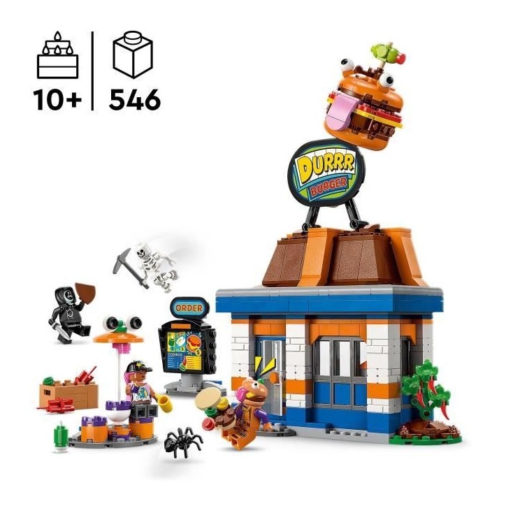 LEGO Fortnite 77076 Le Restaurant Durrr Burger - Jeu de Construction pour Garçon 10 ans LEGO Fortnite 77076 Le Restaurant Durrr Burger - Jeu de Construction pour Garçon 10 ans