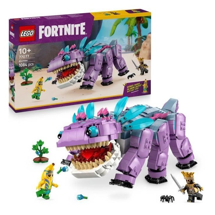 LEGO Fortnite 77077 Klombo - Jeu de Construction pour Garçon des 10 ans - Figurine de Dino LEGO Fortnite 77077 Klombo - Jeu de Construction pour Garçon des 10 ans - Figurine de Dino