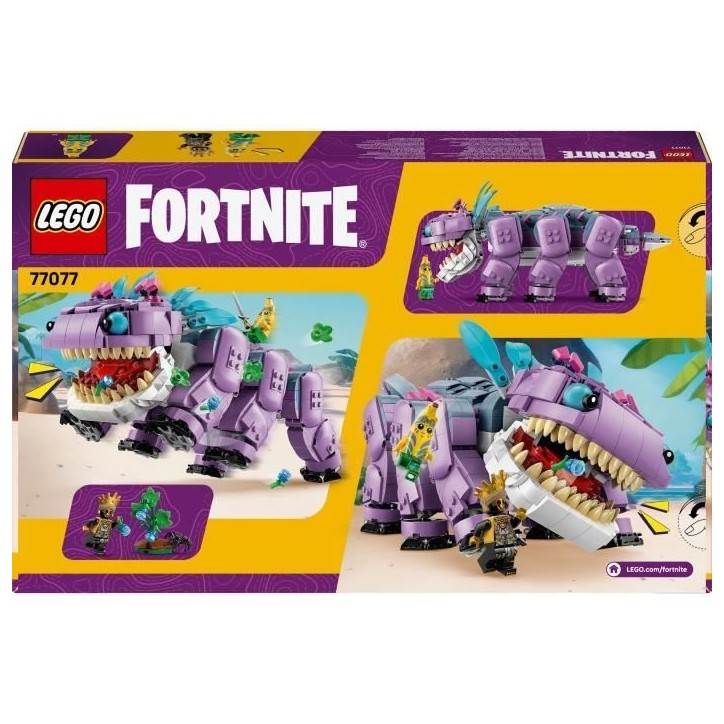 LEGO Fortnite 77077 Klombo - Jeu de Construction pour Garçon des 10 ans - Figurine de Dino LEGO Fortnite 77077 Klombo - Jeu de Construction pour Garçon des 10 ans - Figurine de Dino