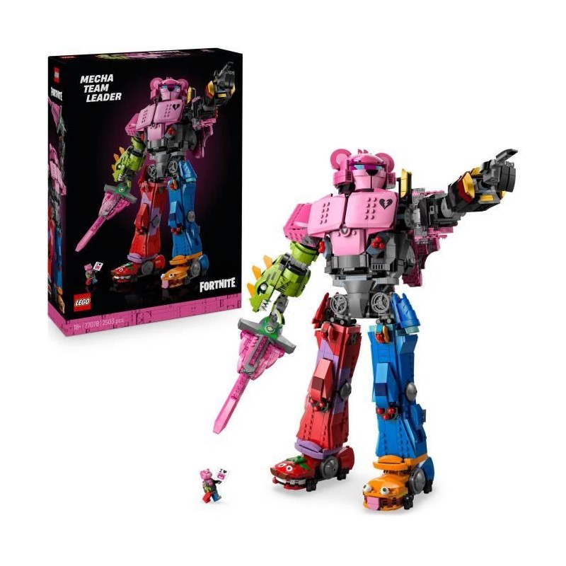 LEGO Fortnite 77078 Chef de l'Équipe Mécha - Set de Construction Col LEGO Fortnite 77078 Chef de l'Équipe Mécha - Set de Construction Col