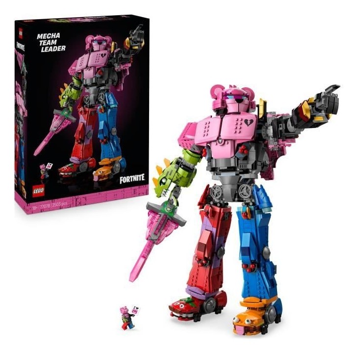 LEGO Fortnite 77078 Chef de l'Équipe Mécha - Set de Construction Collector pour Adulte LEGO Fortnite 77078 Chef de l'Équipe Mécha - Set de Construction Collector pour Adulte
