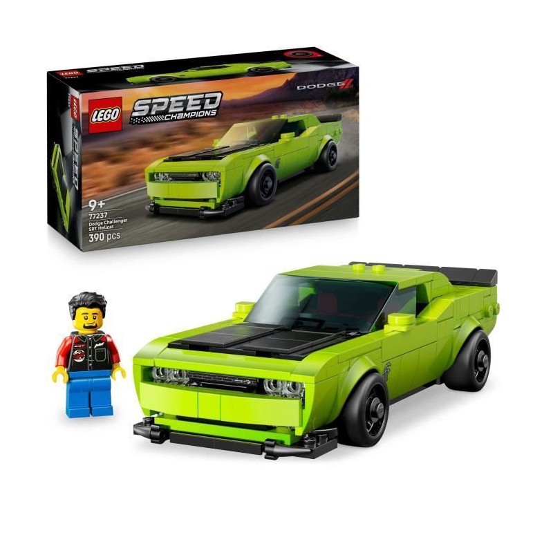 LEGO Speed Champions 77237 Voiture de Sport Dodge Challenger SRT Hellc