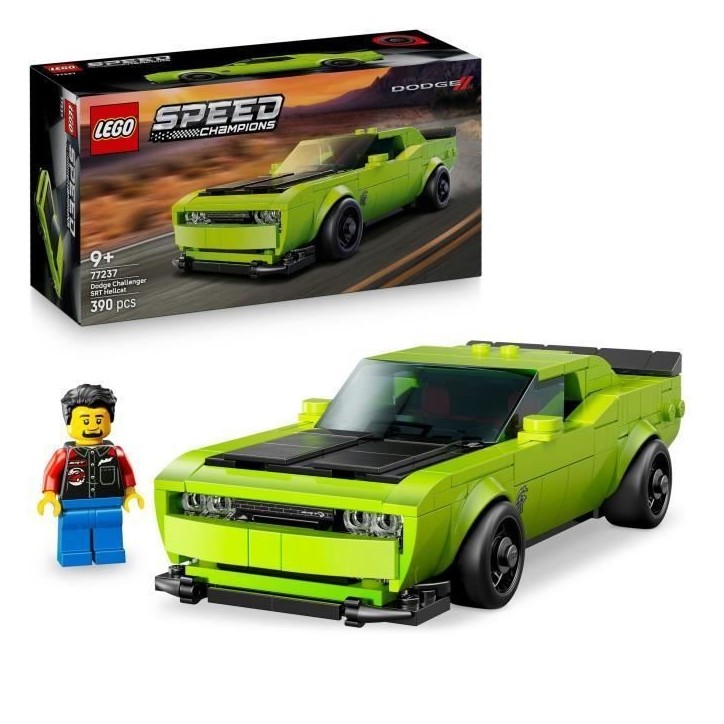 LEGO Speed Champions 77237 Voiture de Sport Dodge Challenger SRT Hellcat - Jouet des 9 ans LEGO Speed Champions 77237 Voiture de Sport Dodge Challenger SRT Hellcat - Jouet des 9 ans