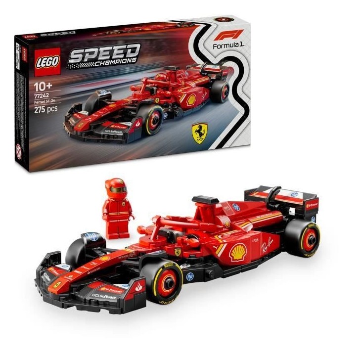 LEGO Speed Champions 77242 Voiture F1 Ferrari SF-24 - Jeu de construction des 10 ans LEGO Speed Champions 77242 Voiture F1 Ferrari SF-24 - Jeu de construction des 10 ans
