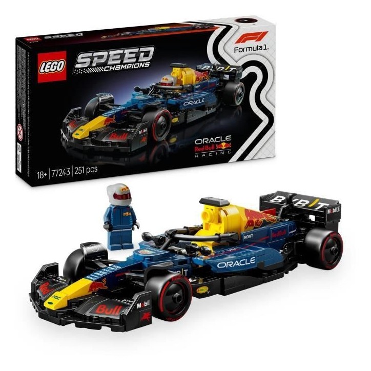 LEGO Speed Champions 77243 Voiture F1 Oracle Red Bull Racing RB20 - Jeu de construction des 10 ans LEGO Speed Champions 77243 Voiture F1 Oracle Red Bull Racing RB20 - Jeu de construction des 10 ans