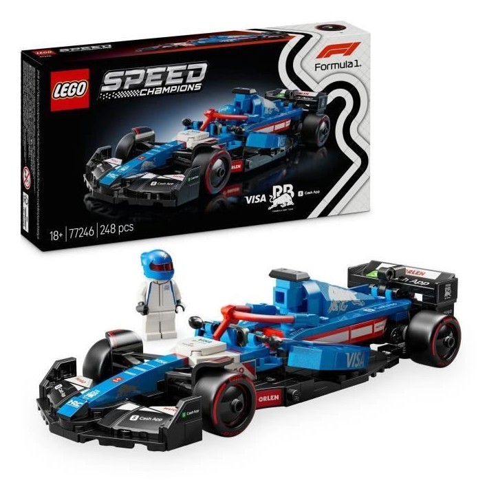 LEGO Speed Champions 77246 Voiture F1 Visa Cash App RB VCARB 01 - Idée cadeau pour adulte LEGO Speed Champions 77246 Voiture F1 Visa Cash App RB VCARB 01 - Idée cadeau pour adulte